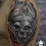 Фото рисунка тату череп 24.11.2018 №467 - photo tattoo skull - tattoo-photo.ru