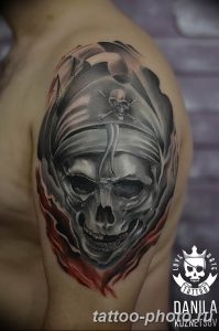 Фото рисунка тату череп 24.11.2018 №467 - photo tattoo skull - tattoo-photo.ru