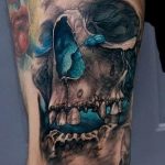 Фото рисунка тату череп 24.11.2018 №468 - photo tattoo skull - tattoo-photo.ru