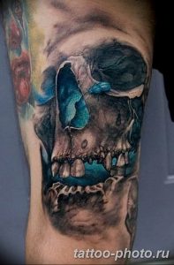 Фото рисунка тату череп 24.11.2018 №468 - photo tattoo skull - tattoo-photo.ru