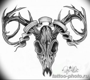 Фото рисунка тату череп 24.11.2018 №470 - photo tattoo skull - tattoo-photo.ru