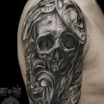 Фото рисунка тату череп 24.11.2018 №482 - photo tattoo skull - tattoo-photo.ru