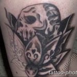 Фото рисунка тату череп 24.11.2018 №484 - photo tattoo skull - tattoo-photo.ru