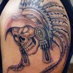 Фото рисунка тату череп 24.11.2018 №489 - photo tattoo skull - tattoo-photo.ru