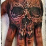 Фото рисунка тату череп 24.11.2018 №492 - photo tattoo skull - tattoo-photo.ru