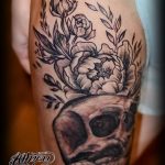 Фото рисунка тату череп 24.11.2018 №493 - photo tattoo skull - tattoo-photo.ru