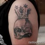 Фото рисунка тату череп 24.11.2018 №499 - photo tattoo skull - tattoo-photo.ru