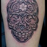 Фото рисунка тату череп 24.11.2018 №500 - photo tattoo skull - tattoo-photo.ru