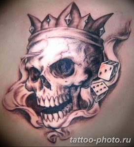 Фото рисунка тату череп 24.11.2018 №501 - photo tattoo skull - tattoo-photo.ru