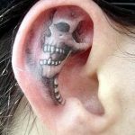 Фото рисунка тату череп 24.11.2018 №504 - photo tattoo skull - tattoo-photo.ru