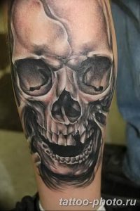 Фото рисунка тату череп 24.11.2018 №506 - photo tattoo skull - tattoo-photo.ru