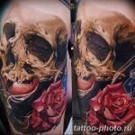 Фото рисунка тату череп 24.11.2018 №514 - photo tattoo skull - tattoo-photo.ru