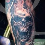 Фото рисунка тату череп 24.11.2018 №516 - photo tattoo skull - tattoo-photo.ru