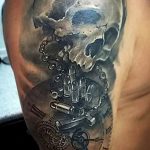 Фото рисунка тату череп 24.11.2018 №526 - photo tattoo skull - tattoo-photo.ru