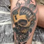 Фото рисунка тату череп 24.11.2018 №535 - photo tattoo skull - tattoo-photo.ru