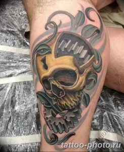 Фото рисунка тату череп 24.11.2018 №535 - photo tattoo skull - tattoo-photo.ru