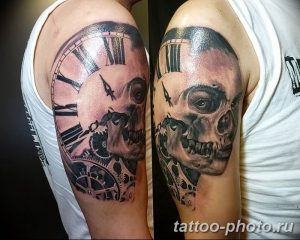 Фото рисунка тату череп 24.11.2018 №541 - photo tattoo skull - tattoo-photo.ru