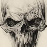 Фото рисунка тату череп 24.11.2018 №542 - photo tattoo skull - tattoo-photo.ru