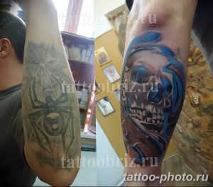 Фото рисунка тату череп 24.11.2018 №549 - photo tattoo skull - tattoo-photo.ru