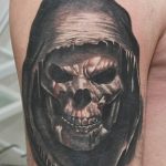 Фото рисунка тату череп 24.11.2018 №550 - photo tattoo skull - tattoo-photo.ru