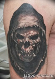 Фото рисунка тату череп 24.11.2018 №550 - photo tattoo skull - tattoo-photo.ru