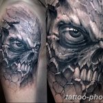 Фото рисунка тату череп 24.11.2018 №552 - photo tattoo skull - tattoo-photo.ru