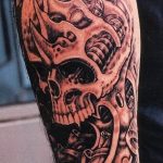 Фото рисунка тату череп 24.11.2018 №557 - photo tattoo skull - tattoo-photo.ru