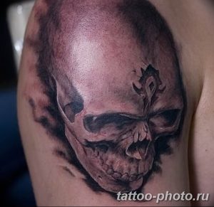 Фото рисунка тату череп 24.11.2018 №561 - photo tattoo skull - tattoo-photo.ru