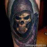 Фото рисунка тату череп 24.11.2018 №562 - photo tattoo skull - tattoo-photo.ru