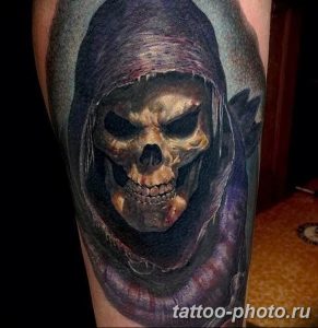 Фото рисунка тату череп 24.11.2018 №562 - photo tattoo skull - tattoo-photo.ru