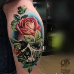 Фото рисунка тату череп 24.11.2018 №570 - photo tattoo skull - tattoo-photo.ru