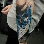 Фото рисунка тату череп 24.11.2018 №572 - photo tattoo skull - tattoo-photo.ru