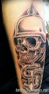 Фото рисунка тату череп 24.11.2018 №576 - photo tattoo skull - tattoo-photo.ru