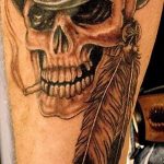 Фото рисунка тату череп 24.11.2018 №577 - photo tattoo skull - tattoo-photo.ru