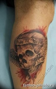 Фото рисунка тату череп 24.11.2018 №581 - photo tattoo skull - tattoo-photo.ru