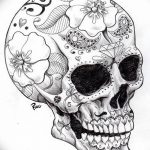 Фото рисунка тату череп 24.11.2018 №582 - photo tattoo skull - tattoo-photo.ru