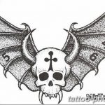 Фото рисунка тату череп 24.11.2018 №586 - photo tattoo skull - tattoo-photo.ru