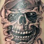 Фото рисунка тату череп 24.11.2018 №587 - photo tattoo skull - tattoo-photo.ru