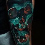 Фото рисунка тату череп 24.11.2018 №590 - photo tattoo skull - tattoo-photo.ru