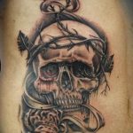 Фото рисунка тату череп 24.11.2018 №591 - photo tattoo skull - tattoo-photo.ru