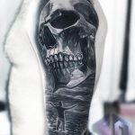 Фото рисунка тату череп 24.11.2018 №592 - photo tattoo skull - tattoo-photo.ru