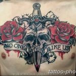 Фото рисунка тату череп 24.11.2018 №594 - photo tattoo skull - tattoo-photo.ru