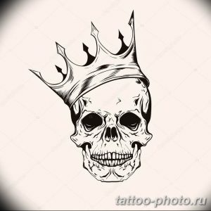 Фото рисунка тату череп 24.11.2018 №603 - photo tattoo skull - tattoo-photo.ru