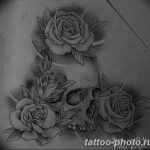 Фото рисунка тату череп 24.11.2018 №607 - photo tattoo skull - tattoo-photo.ru