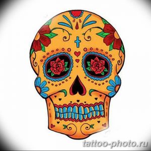 Фото рисунка тату череп 24.11.2018 №609 - photo tattoo skull - tattoo-photo.ru