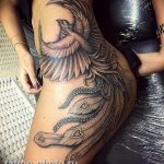 фото идеи тату феникс 18.12.2018 №004 - photo ideas tattoo phoenix - tattoo-photo.ru