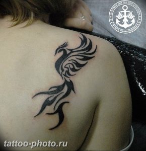 фото идеи тату феникс 18.12.2018 №024 - photo ideas tattoo phoenix - tattoo-photo.ru