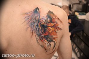 фото идеи тату феникс 18.12.2018 №047 - photo ideas tattoo phoenix - tattoo-photo.ru