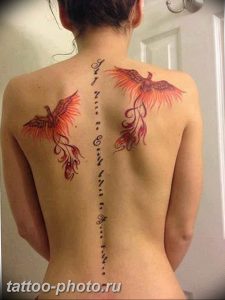 фото идеи тату феникс 18.12.2018 №074 - photo ideas tattoo phoenix - tattoo-photo.ru