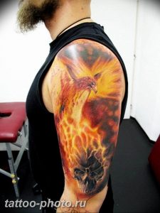 фото идеи тату феникс 18.12.2018 №077 - photo ideas tattoo phoenix - tattoo-photo.ru